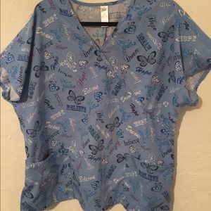 EUC- Scrub ladies top